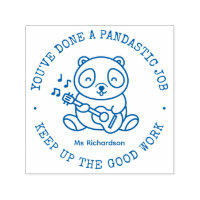 Drôle de Panda Mignon Pun Travail Fantastique Prof
