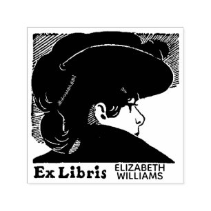 Tampon Auto-encreur Du livre ex Bilbliophile de Libris de bibliothèqu