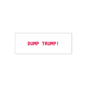 TAMPON AUTO-ENCREUR  DUMP TRUMP !