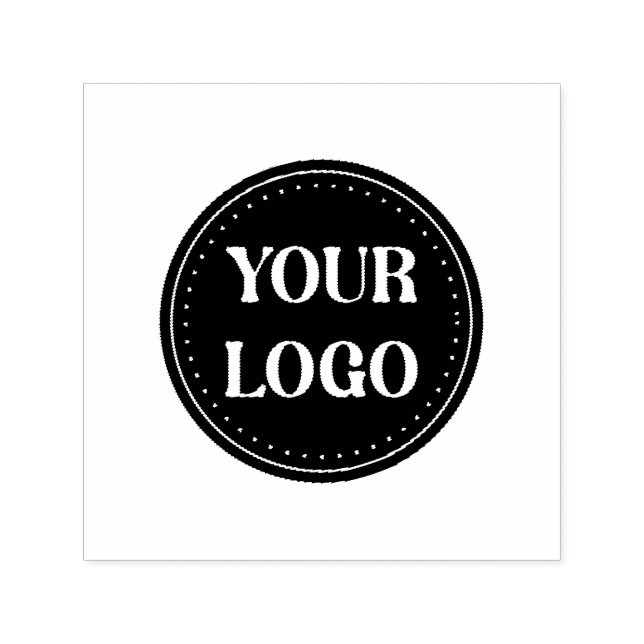 Tampon Auto-encreur élégant, moderne, raffiné et éditable. (Design)