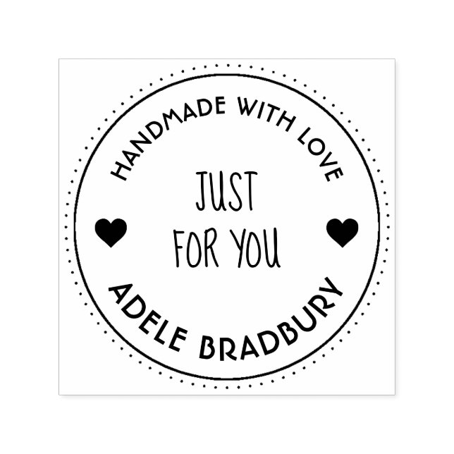 Tampon Auto-encreur Elégant Personnalisé Fait À La Main Par (Design)