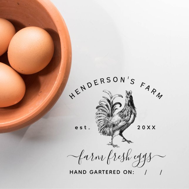 Tampon Auto-encreur Élégant Script Rustique Personnalisé Agritourisme  (Créateur téléchargé)