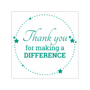 Tampon Auto-encreur Encourager Le Merci À Faire Une Différence