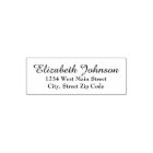 Étiquette d'adresse de retour simple