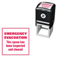 Évacuation d'urgence - Cachet d'entraînement d'inc
