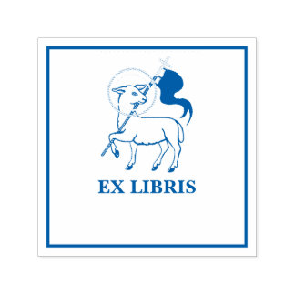Tampon Auto-encreur Ex-libris Agneau de Dieu