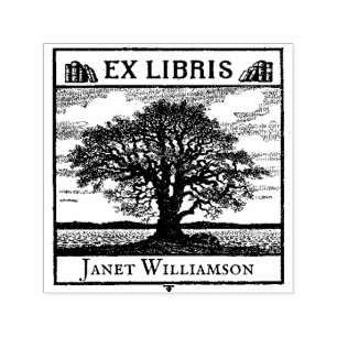 Tampon Auto-encreur EX LIBRIS Plaque de livre Bibliothèque personnalis