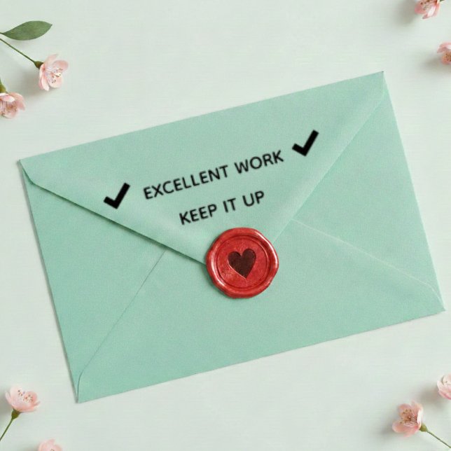 Tampon Auto-encreur Excellent Work Teacher Self Inking Rubber Stamp (Créateur téléchargé)