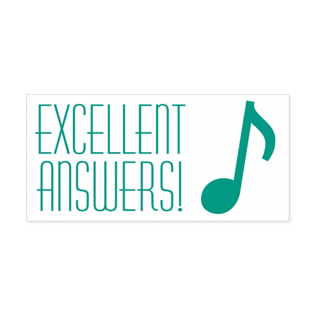 Tampon Auto-encreur "EXCELLENTES RÉPONSES !" Timbre en caoutchouc de l (Design)