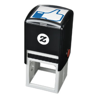 Tampon Auto-encreur facebook J'AIME pouce up STAMP avec INK