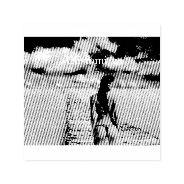 Tampon Auto-encreur Fille Bikini Thunder_Cove (Design)