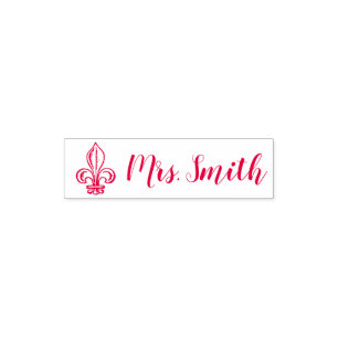 Tampon Auto-encreur Fleur de lis Stamp