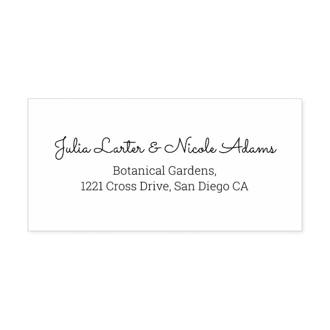 Tampon Auto-encreur Fleurs de pivoine orange poussiéreuse Brunt Mariag (Design)