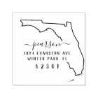 Floride Adresse de retour Timbre auto-encrage auto