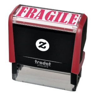 Tampon Auto-encreur Fragile Business Office Cadre Simple Word