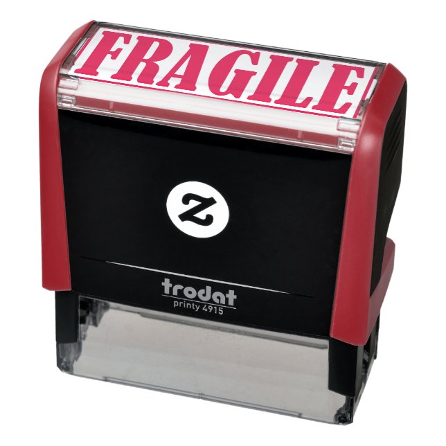 Tampon Auto-encreur Fragile Business Office Cadre Simple Word (Produit)