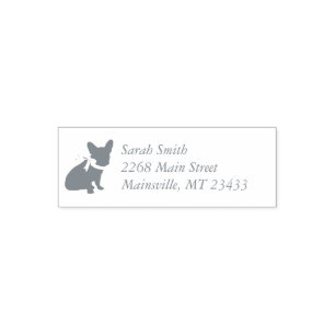 Tampon Auto-encreur French Bulldog Theme Party - Baby shower neutre