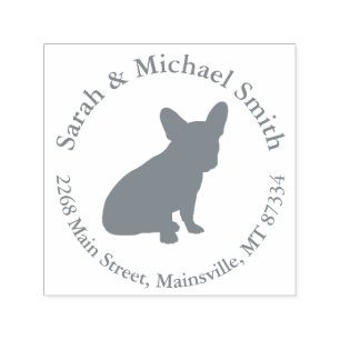 Tampon Auto-encreur French Bulldog Theme Party - Baby shower neutre