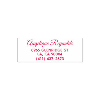 Tampon Auto-encreur Great Vis Simple Return Address and Phone Number