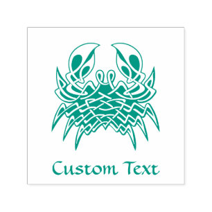 Tampon Auto-encreur Green crab Celtic Knot