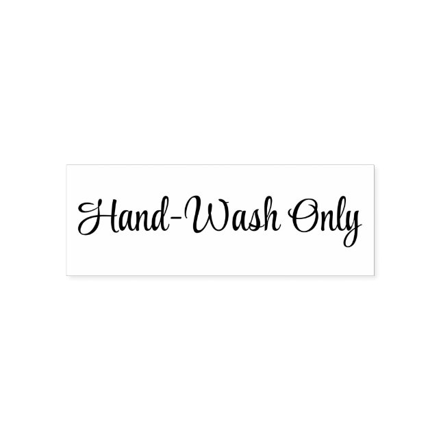 Tampon Auto-encreur Hand-wash only Stamp (Design)