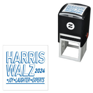 Tampon Auto-encreur Harris Walz Élection Présidentielle 2024