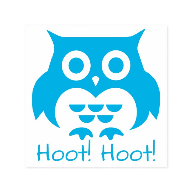 Tampon Auto-encreur Hibou Hoot ! Hoot ! (Design)