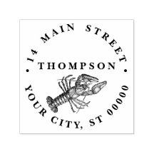 Homard vintage #1 Nom de dessin Adresse de retour