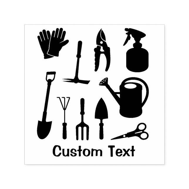 Tampon Auto-encreur Icons Silhouettes (Design)