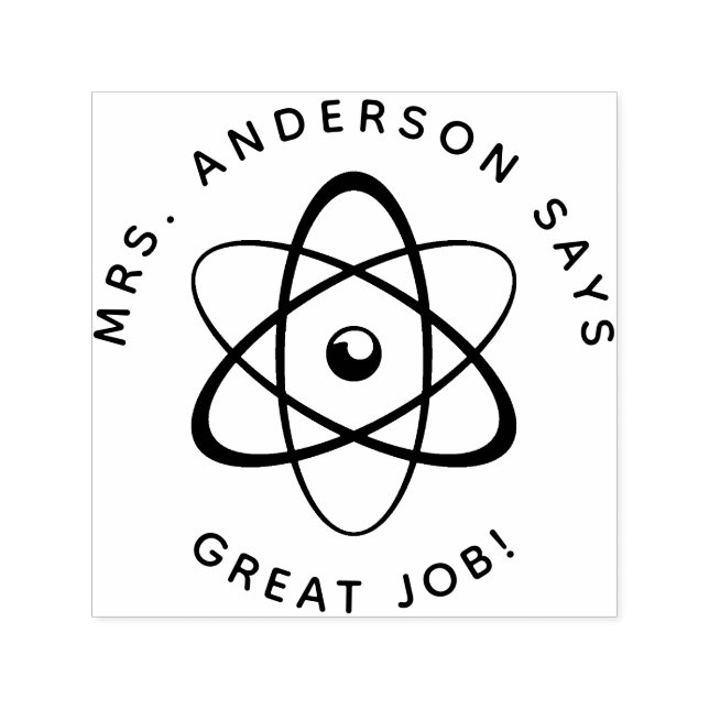 Tampon Auto-encreur Idée-cadeau de l'enseignant sur mesure Enseignant  (Design)