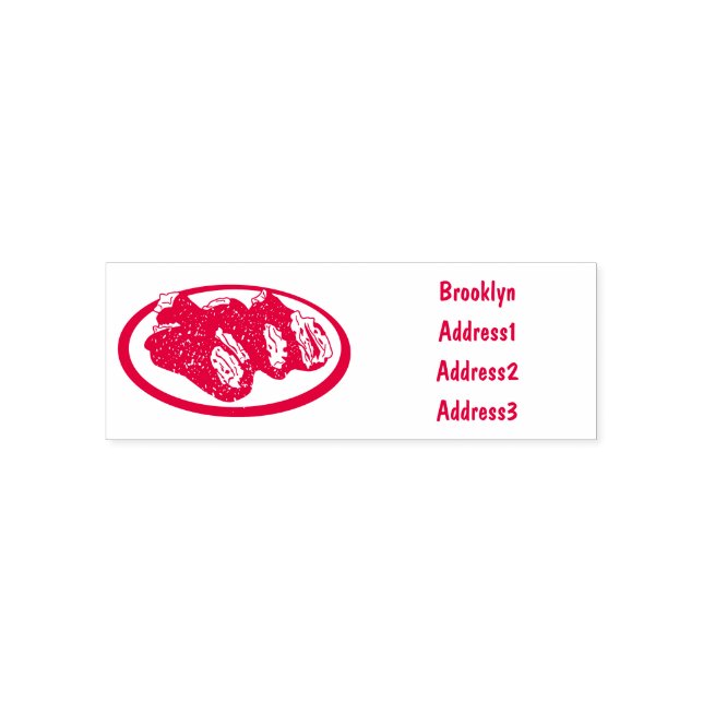 Tampon Auto-encreur Illustration de Cannoli (Design)