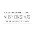 Joyeux Noël Ecriture manuelle Split Adresse de ret