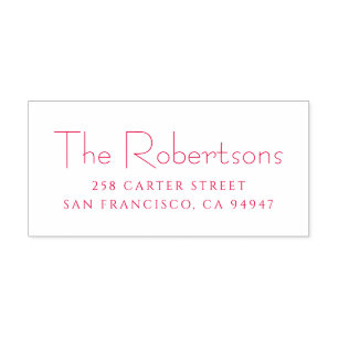 Tampon Auto-encreur Joyeux Noël Moderne Minimaliste Personnalisé