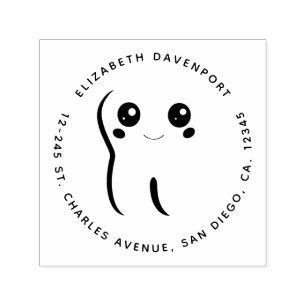 Tampon Auto-encreur Joyeux sourire Dental Tooth Cute