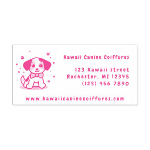 Tampon Auto-encreur Kawaii/ chibi expédition de chiens