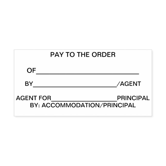 TAMPON AUTO-ENCREUR  LA MEILLEURE CHOSE NÉCESSAIRE POUR ENDOSSER  (Design)