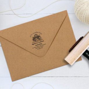 Tampon Auto-encreur Laisser L'Aventure Commencer Le Timbre En Caoutcho