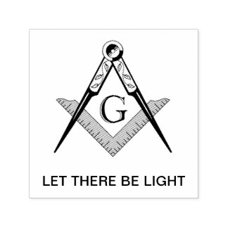 Tampon Auto-encreur Let there be light rubber stamp