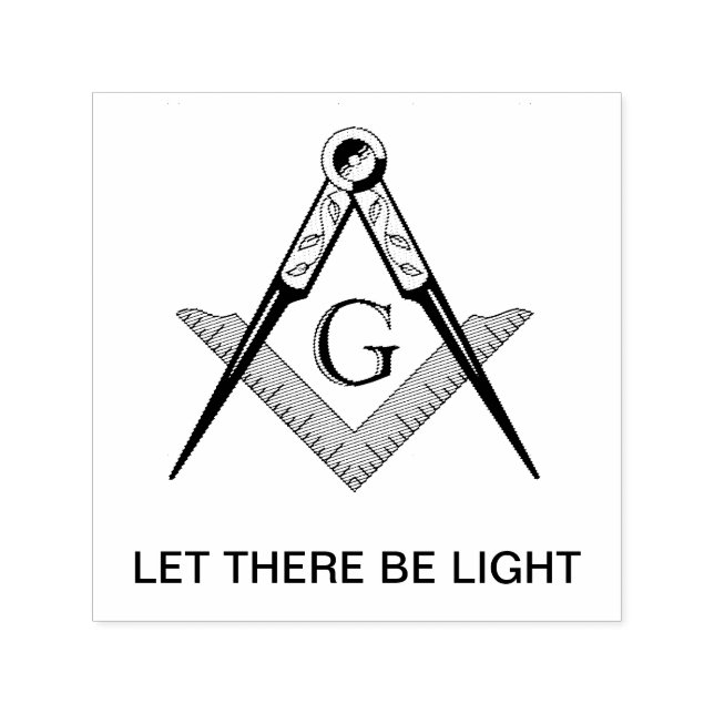 Tampon Auto-encreur Let there be light rubber stamp  (Design)