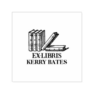 Tampon Auto-encreur Livre des bibliothèques Ex personnalisées