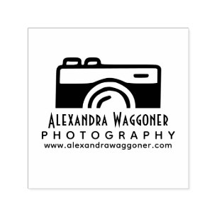 Tampon Auto-encreur Logo de l'entreprise de Photographe Professionnel