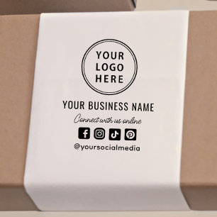 Tampon Auto-encreur Logo de l'entreprise promotionnel sur les médias s