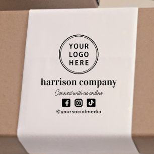 Tampon Auto-encreur Logo de l'entreprise promotionnel sur les médias s