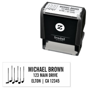 Tampon Auto-encreur Logo des clubs de golf personnalisés