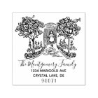 Logo personnalisé Élégant Nom de famille Adresse d