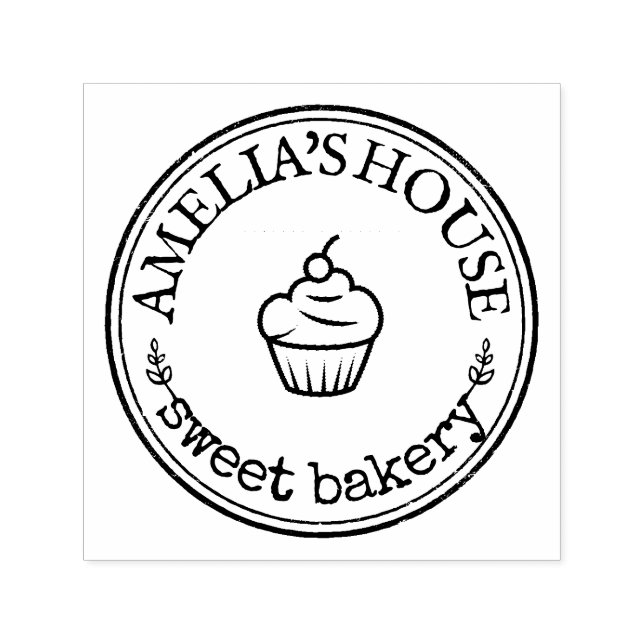 Tampon Auto-encreur Logo Personnalisé sur mesure Rustique (Design)