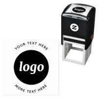 Logo simple avec texte commercial