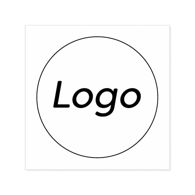 Tampon Auto-encreur Logo simple pour petites entreprises personnalisé (Design)