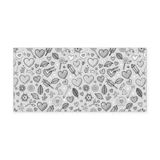 Tampon Auto-encreur Love Doodle Tapestry