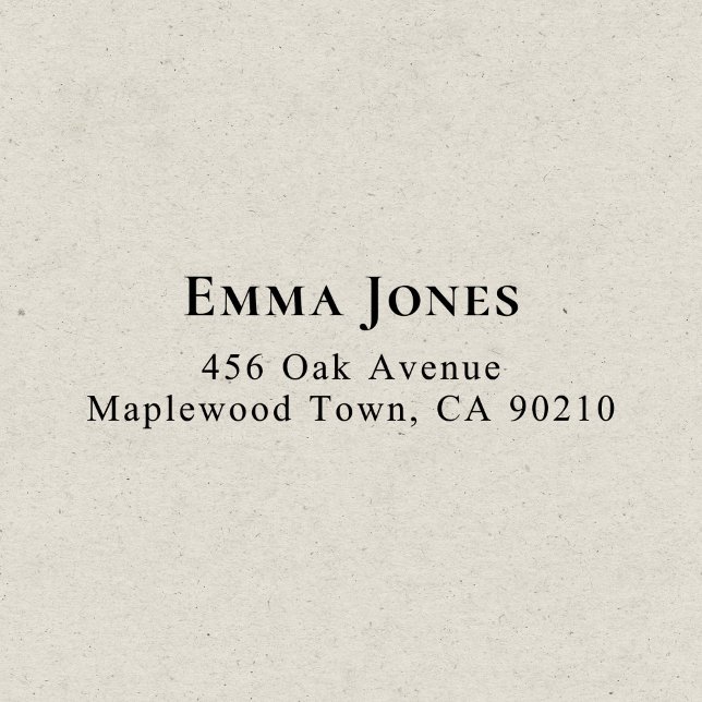 Tampon Auto-encreur Luxe Elegant Simple (Créateur téléchargé)